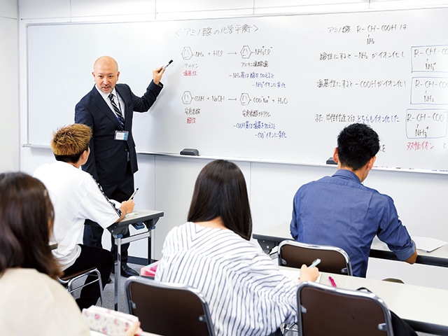 常勤講師と生徒の一対一での指導