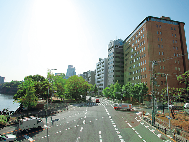 天満橋付近の風景