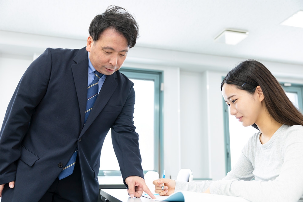 担任講師が学習をサポート